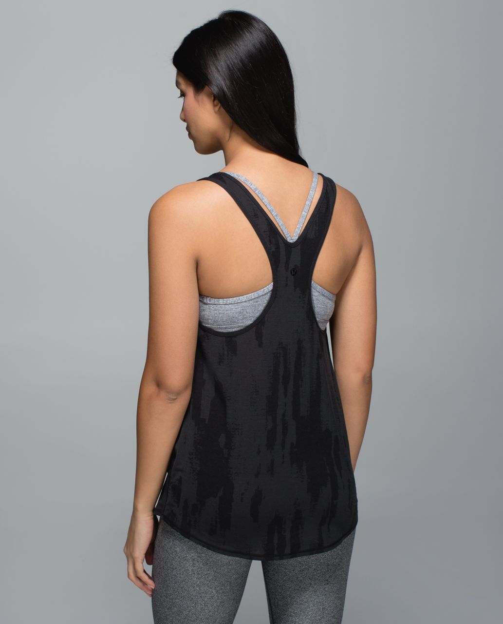 Lululemon Om Racerback - Nightsky Burnout Black