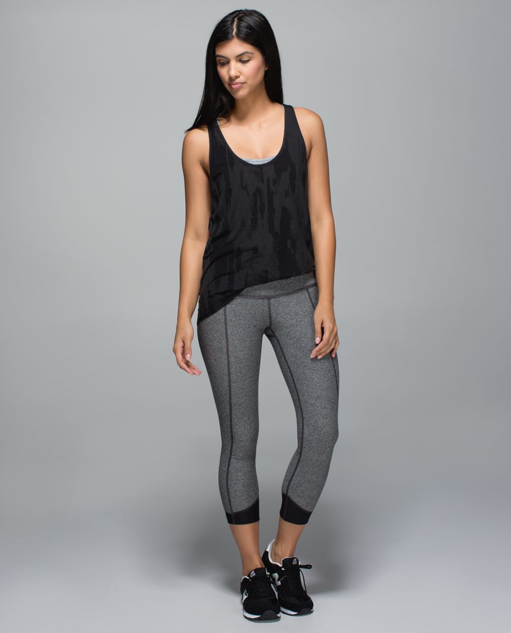 Lululemon Om Racerback - Nightsky Burnout Black