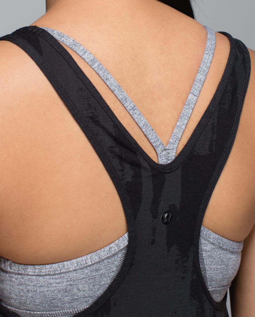 Lululemon Om Racerback - Nightsky Burnout Black