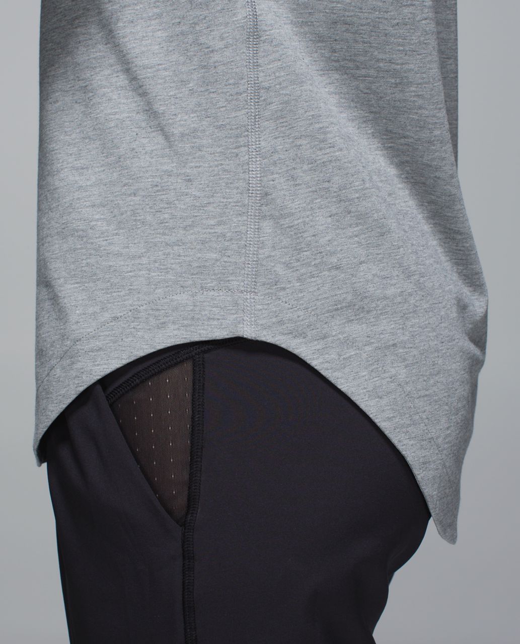 Lululemon Weekend Long Sleeve - Heathered Medium Grey / Silver Spoon