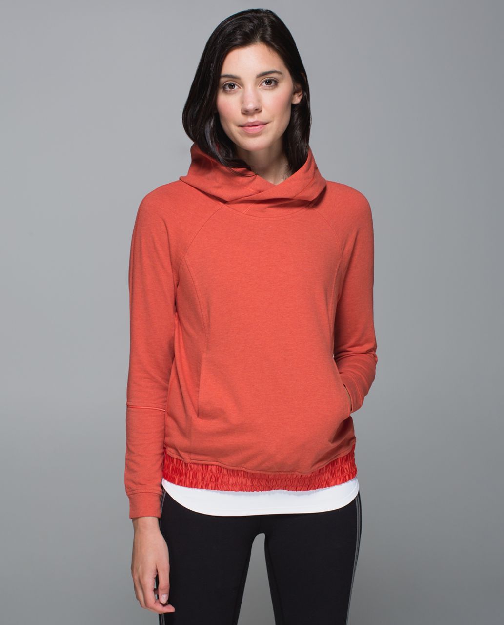 Lululemon All Good Pullover - Heathered Alarming / Alarming - lulu fanatics