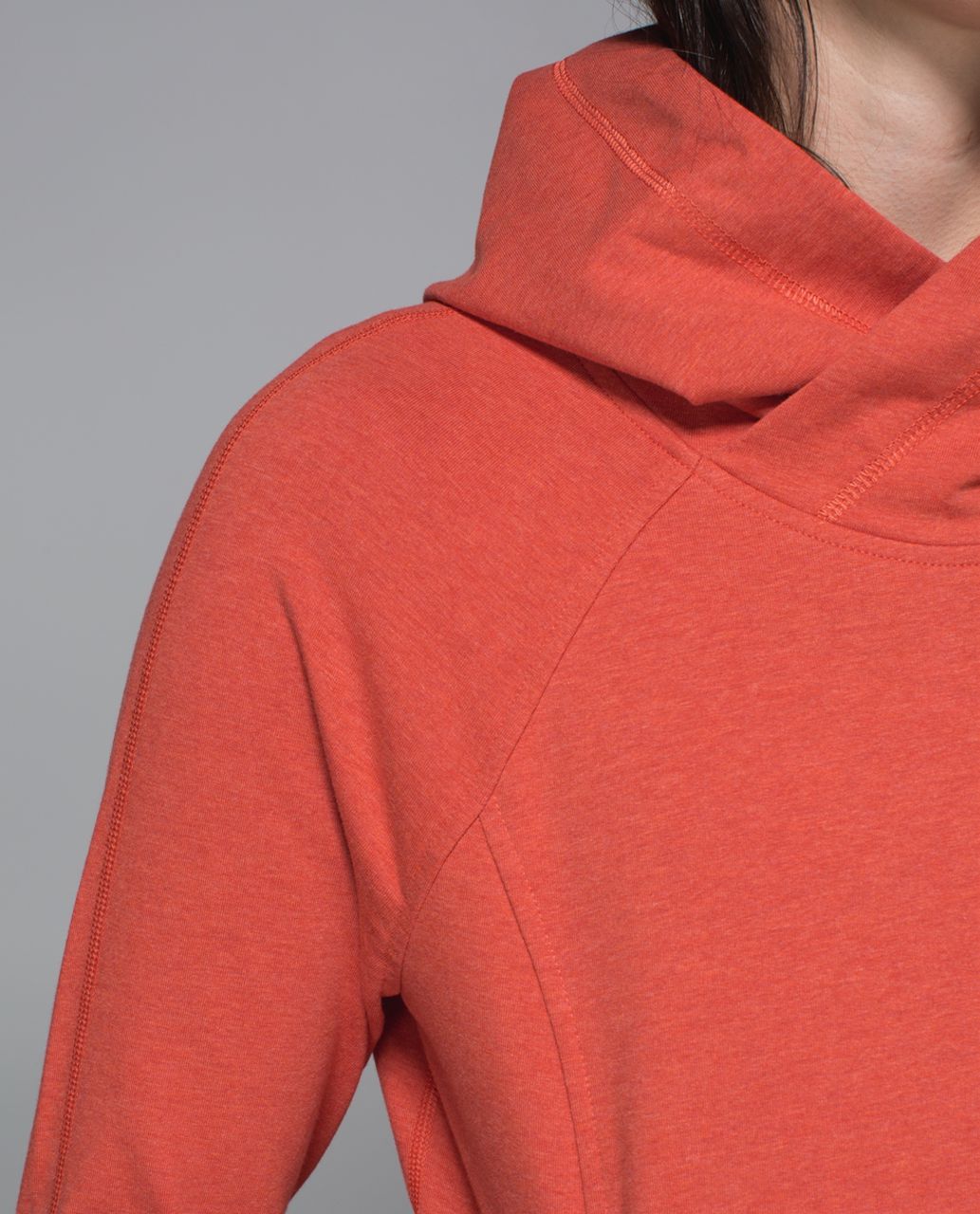 Lululemon All Good Pullover - Heathered Alarming / Alarming - lulu