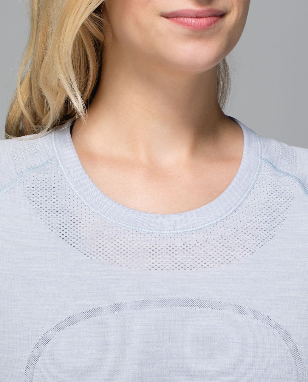 Lululemon Swiftly Tech Short Sleeve Crew - Heathered Silver Fox