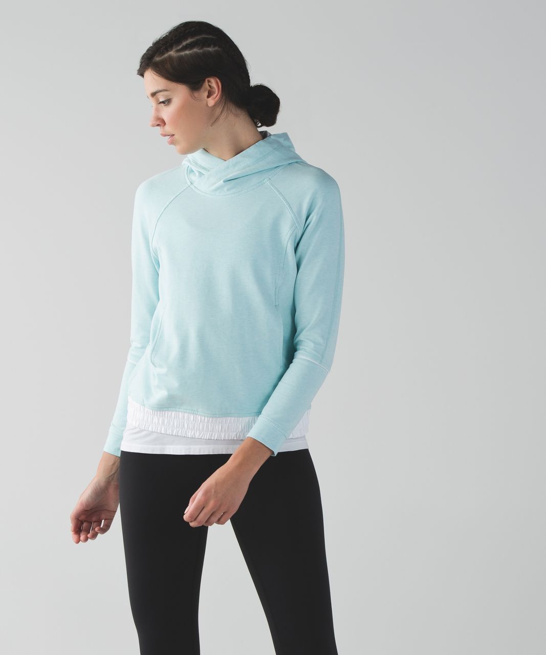 Lululemon Healthy Heart Pullover - Fresh Teal - lulu fanatics