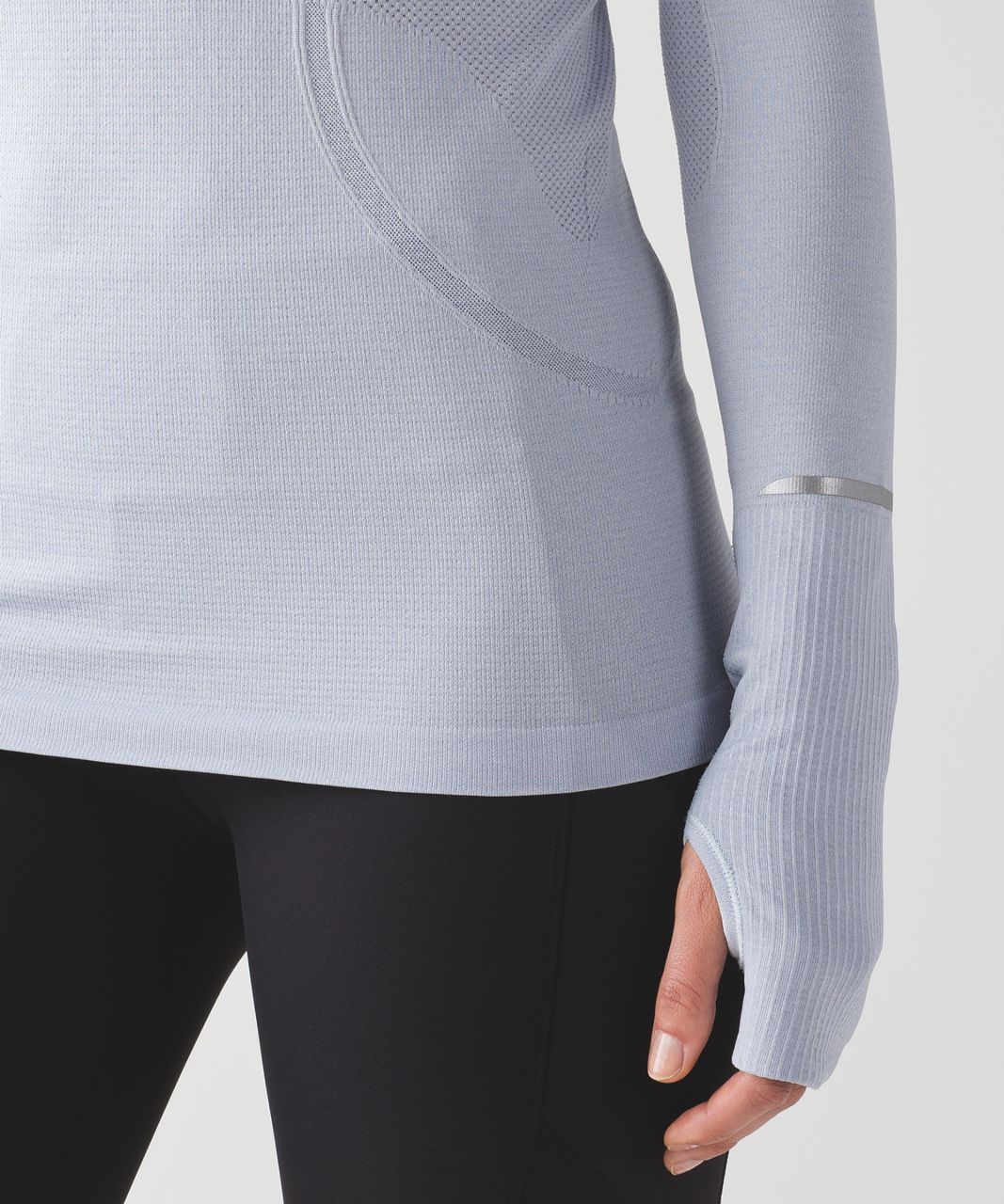 Lululemon Swiftly Tech 1/2 Zip - Heathered Silver Fox