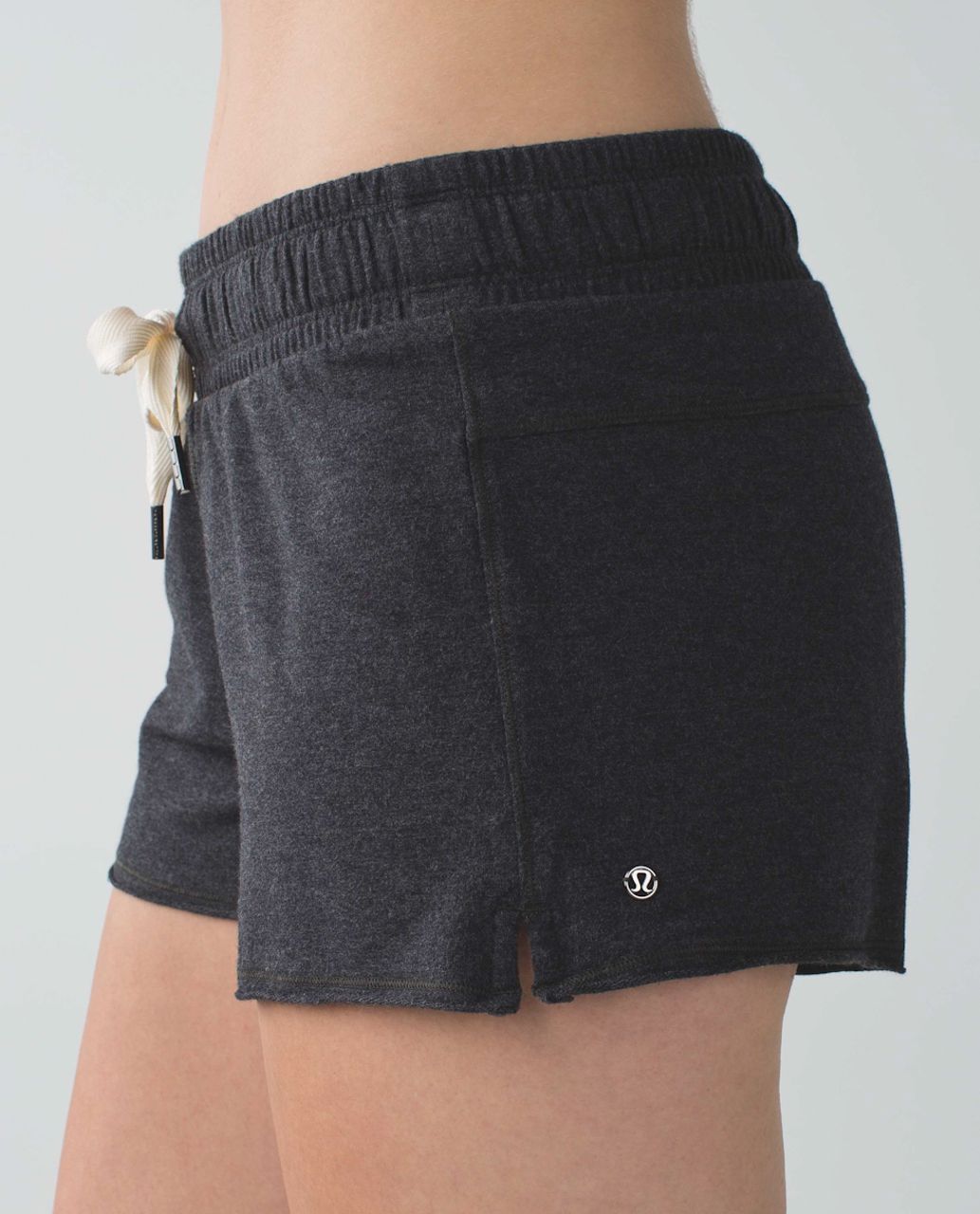 Lululemon Serenity Short - Heathered Mod Black