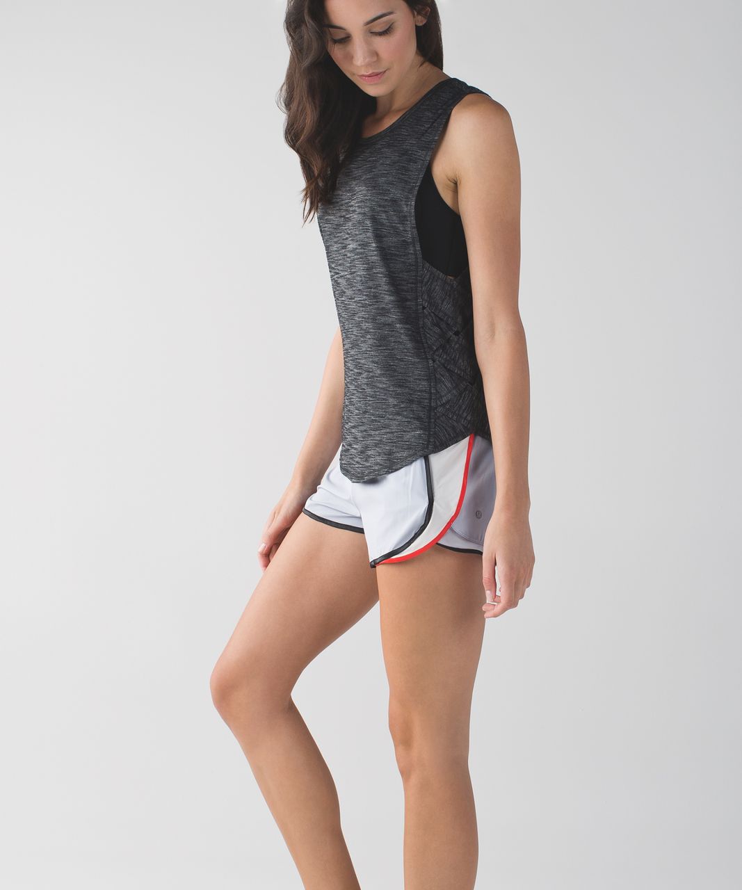 Lululemon Super Squad Short - Silver Fox / Angel Wing / Black