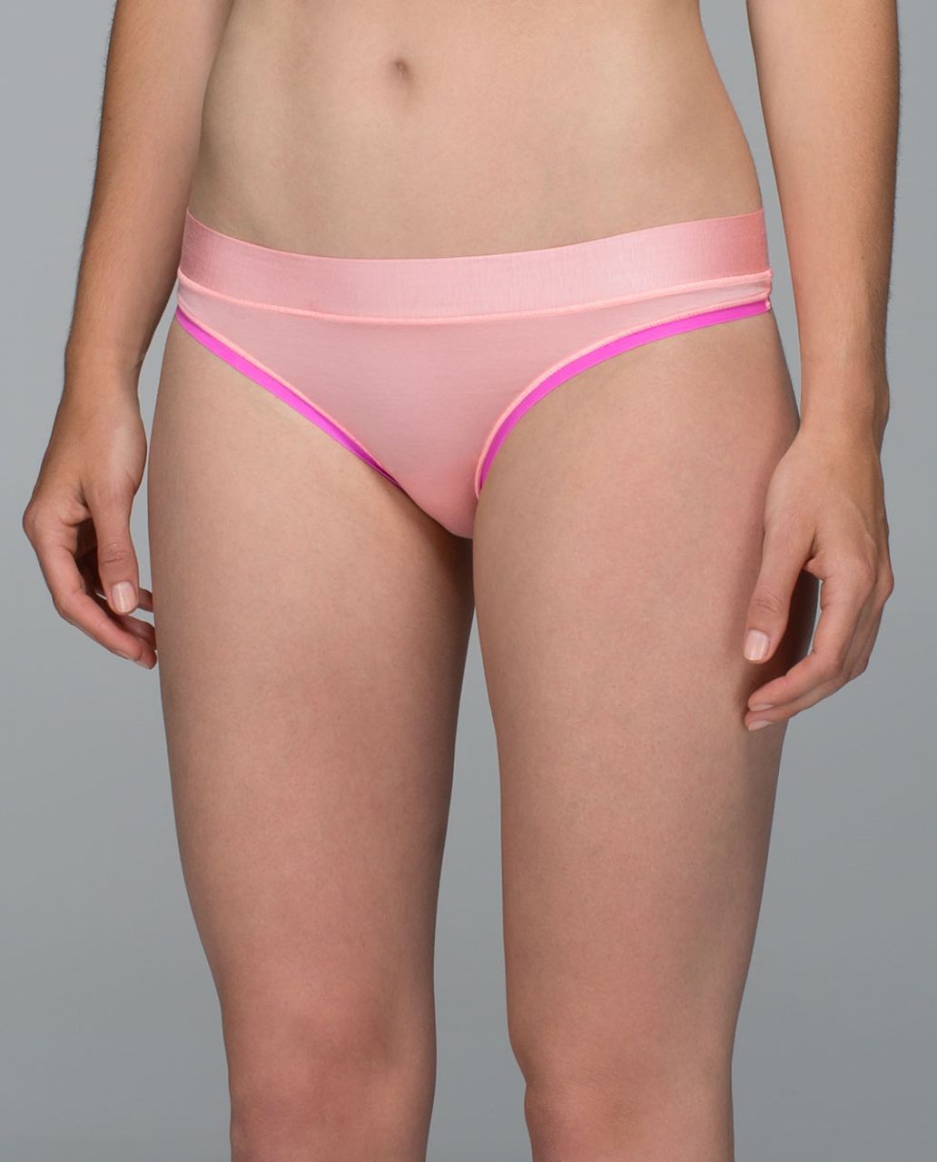 Lululemon Mula Bandhawear Thong - Bleached Coral / Pow Pink Light