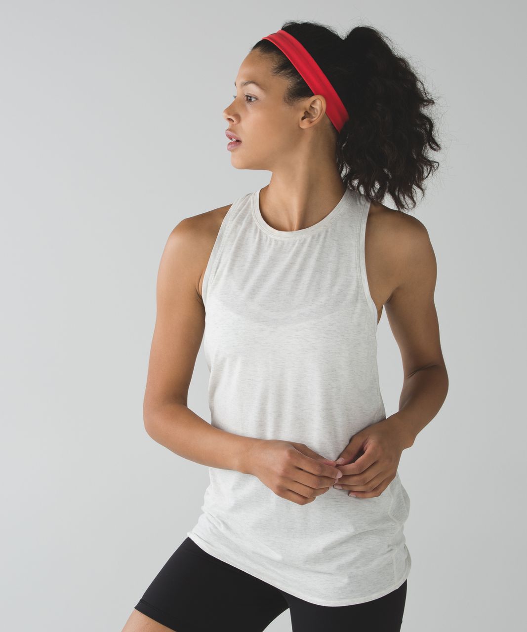 Lululemon Skinny Fly Away Tamer Headband - Alarming