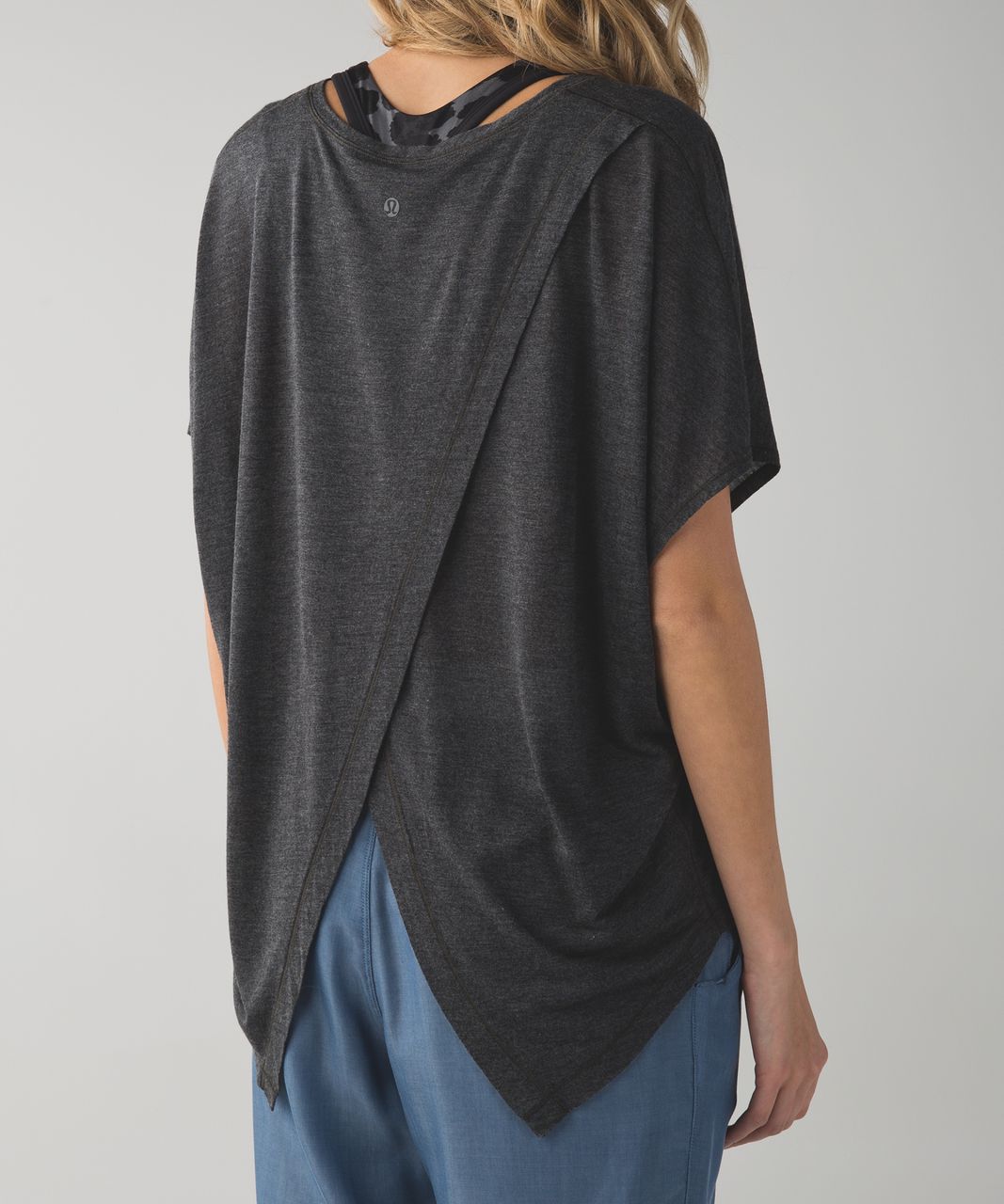 Lululemon Devout Short Sleeve Tee - Heathered Mod Black