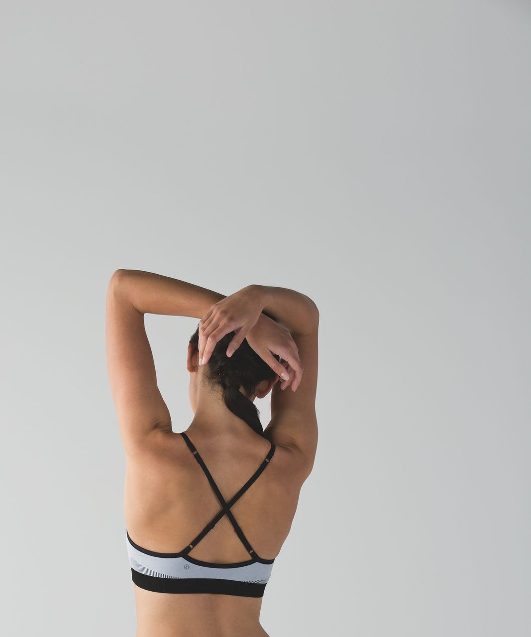 Lululemon Hold Your Om Bra II - Heathered Silver Fox