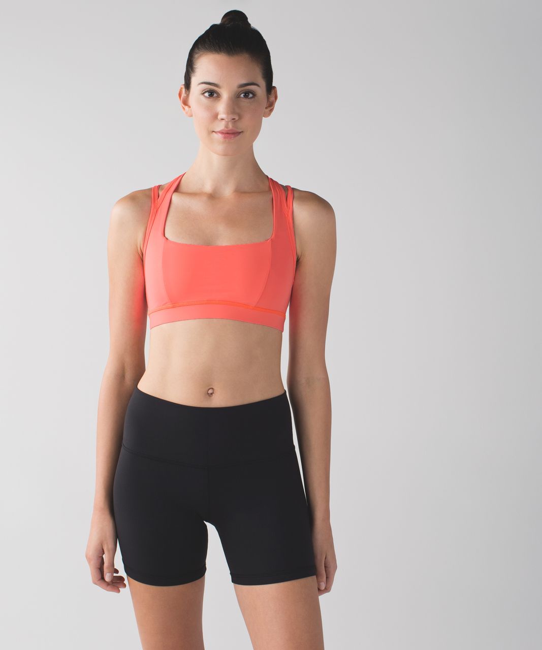 Lululemon Splendour Bra - Tonka Stripe Black Heathered Slate / Black - lulu  fanatics