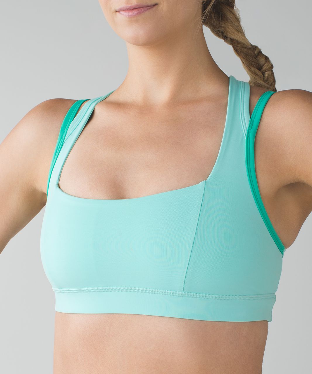 Lululemon Splendour Bra - Tranquil Blue / Bali Breeze - lulu fanatics