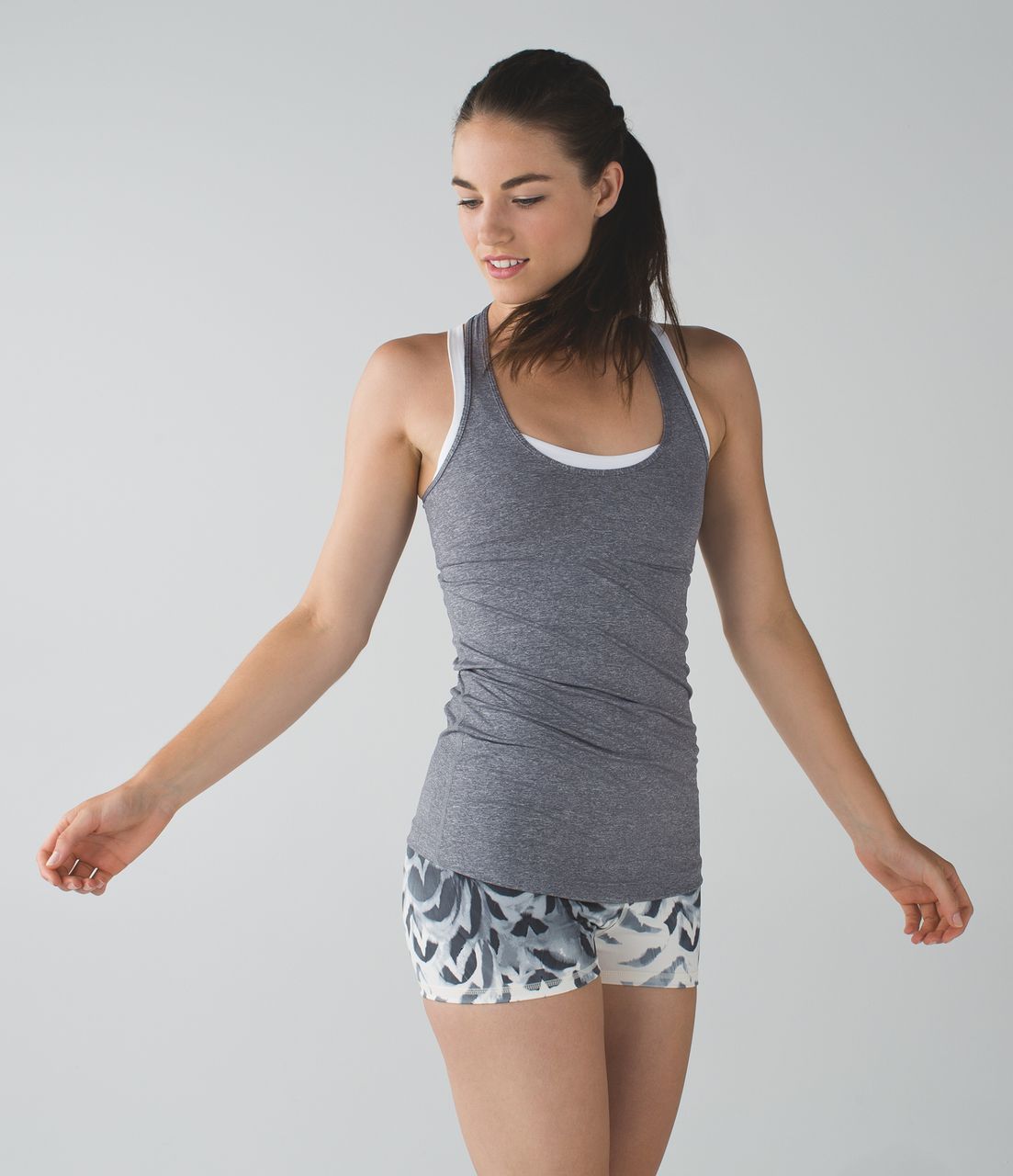 Lululemon Cool Racerback - Heathered Slate