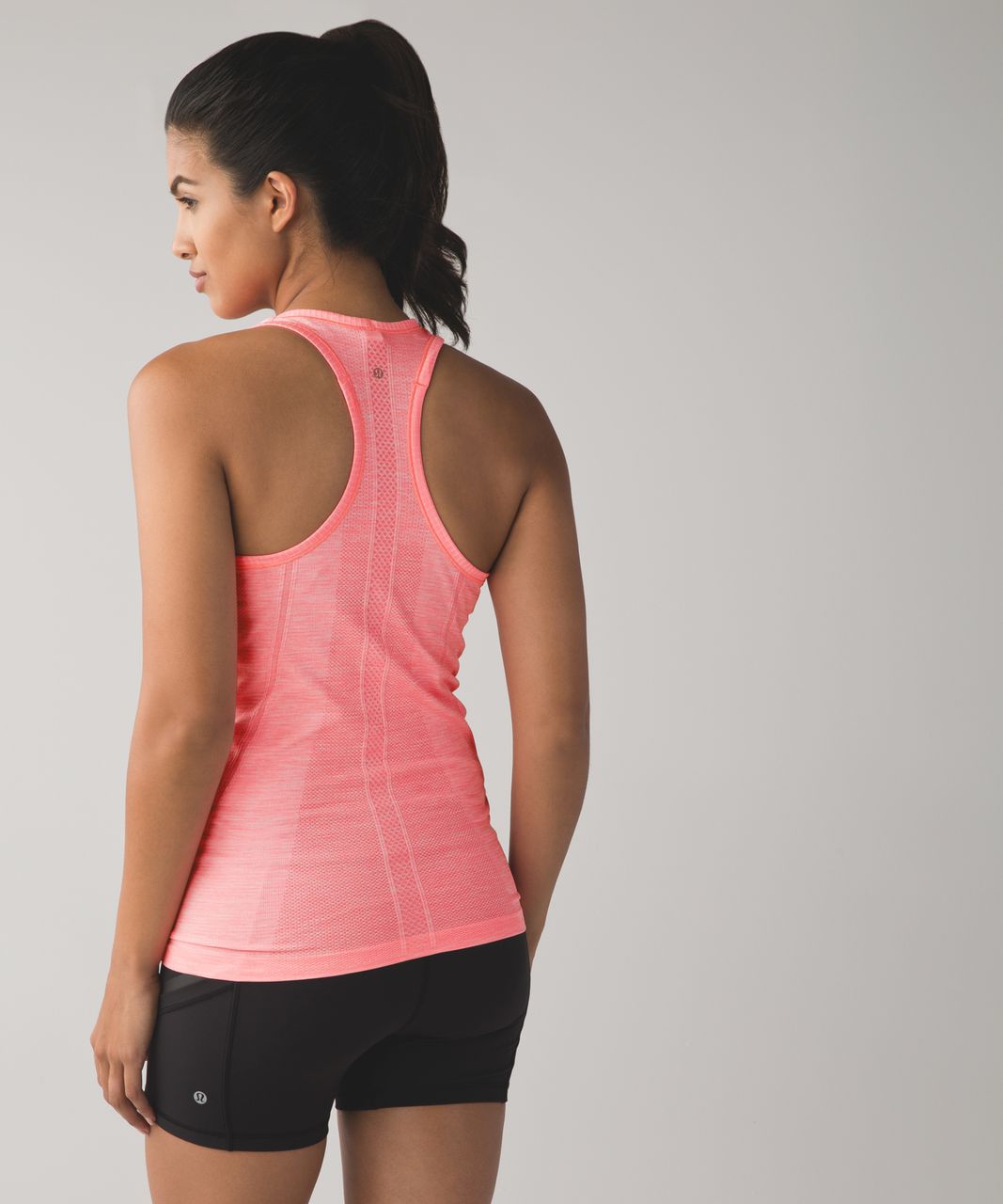 Lululemon Swiftly Tech Racerback - Heathered Flash Light