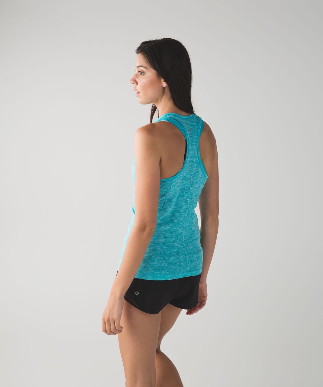 Lululemon Swiftly Tech Racerback - Heathered Peacock Blue