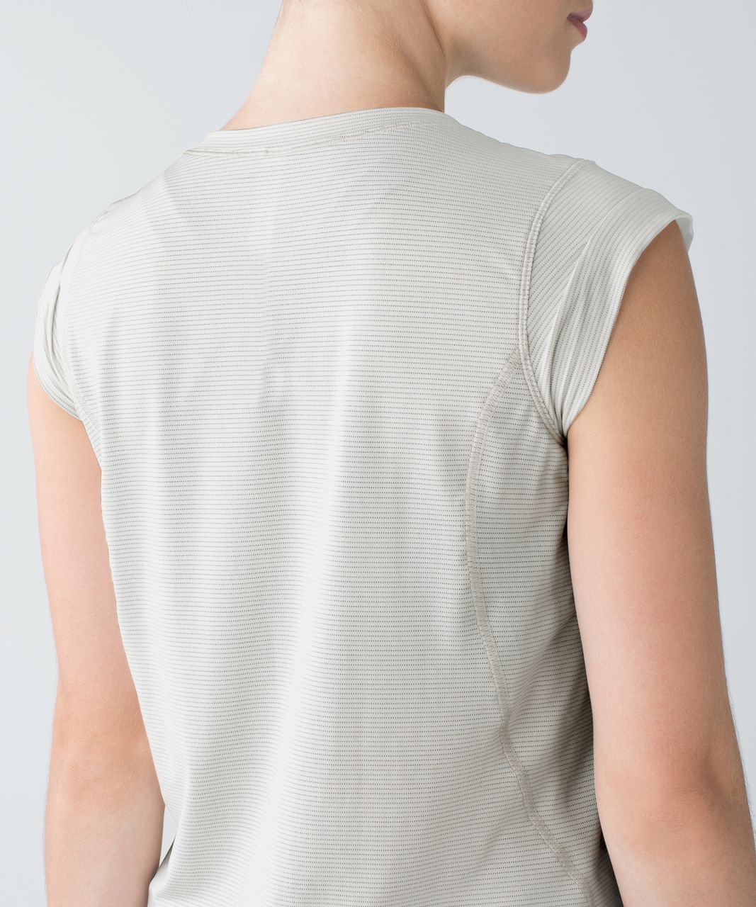 Lululemon Pedal To The Medal Short Sleeve - Heathered Angel Wing