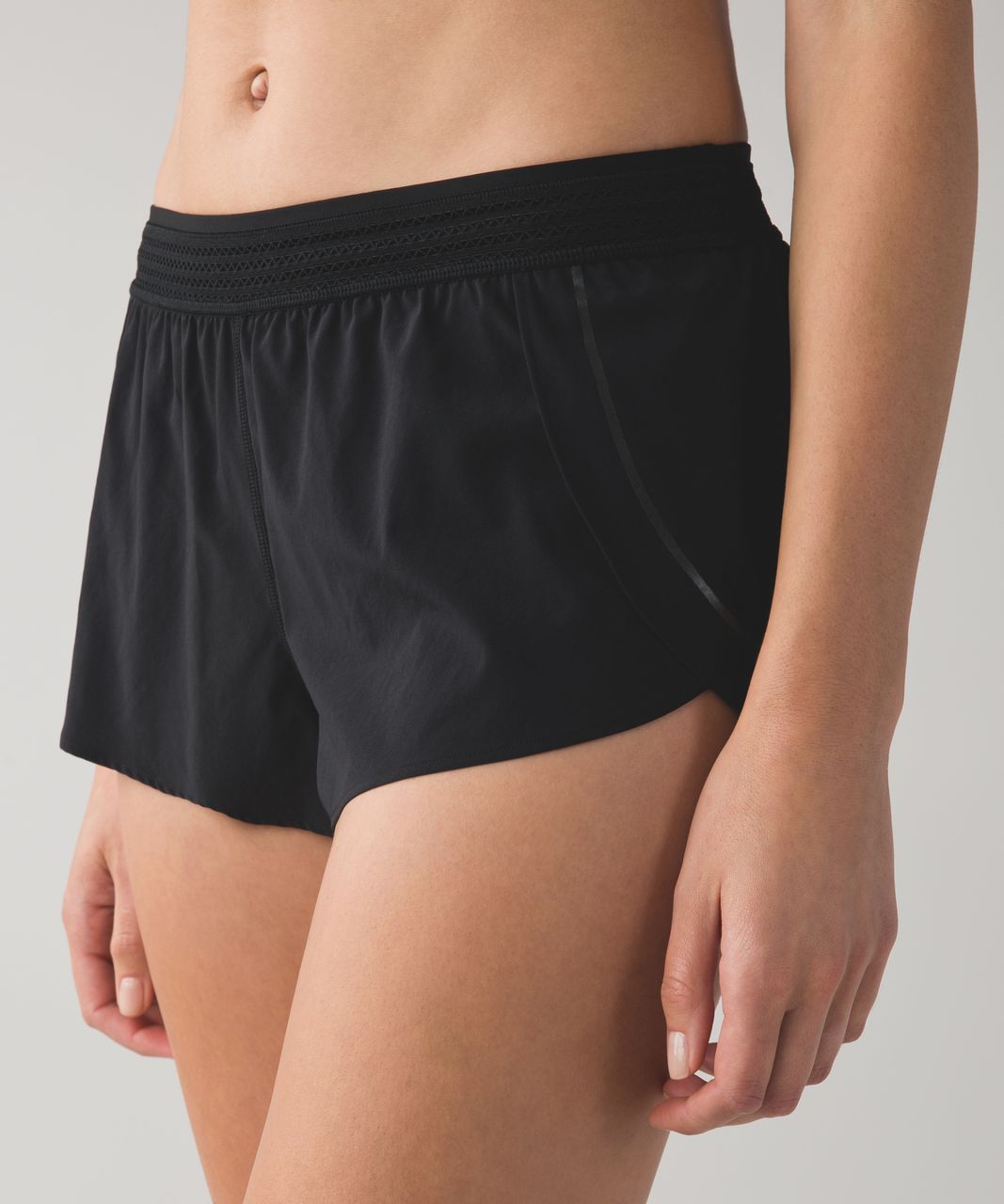 Lululemon Split Second Short - Black - lulu fanatics