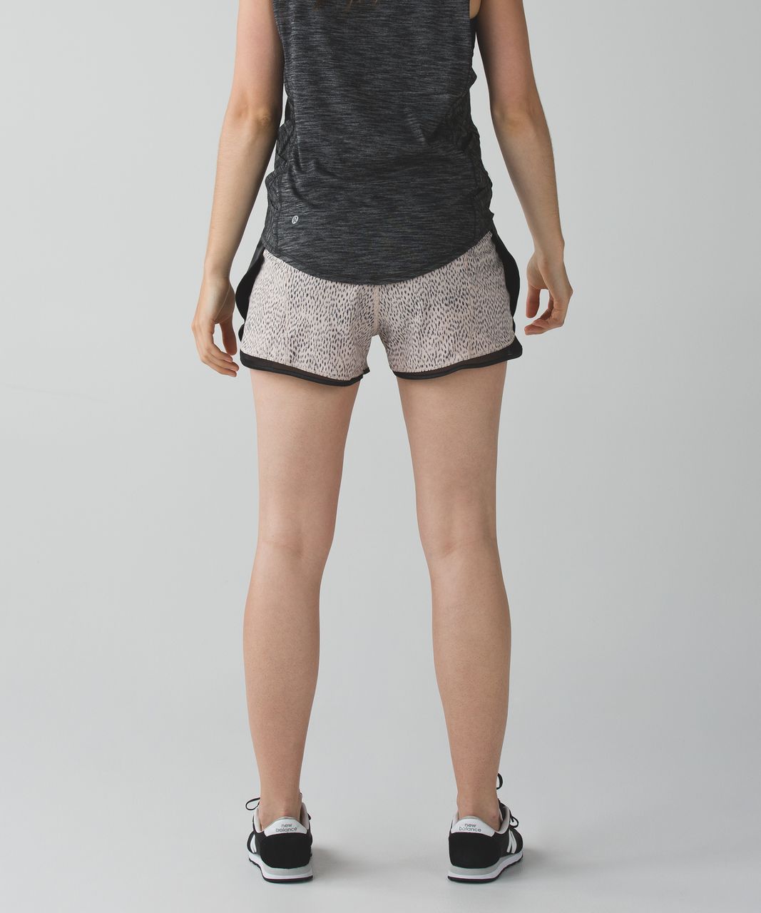 Lululemon Super Squad Short - Dottie Dash Grain Black / Black / Grain