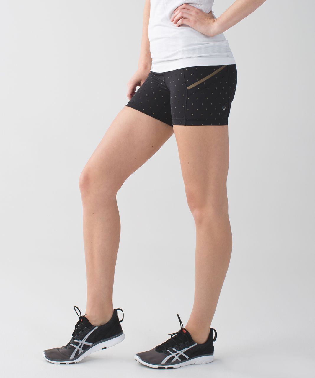 Lululemon What The Sport Short - Night Fall Black Multi