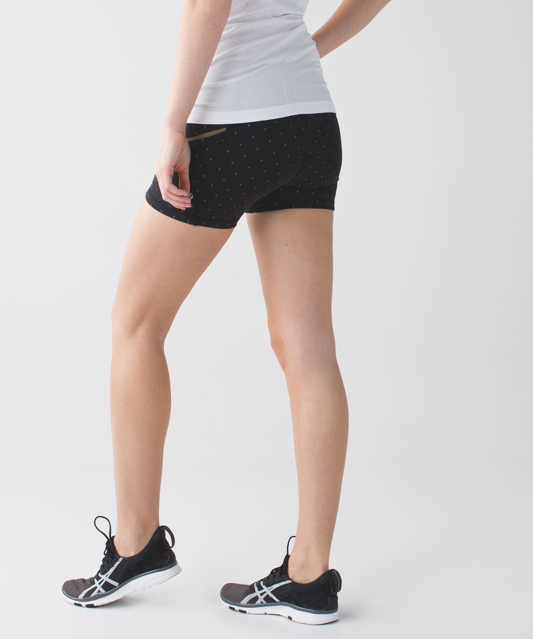 Lululemon What The Sport Short - Night Fall Black Multi