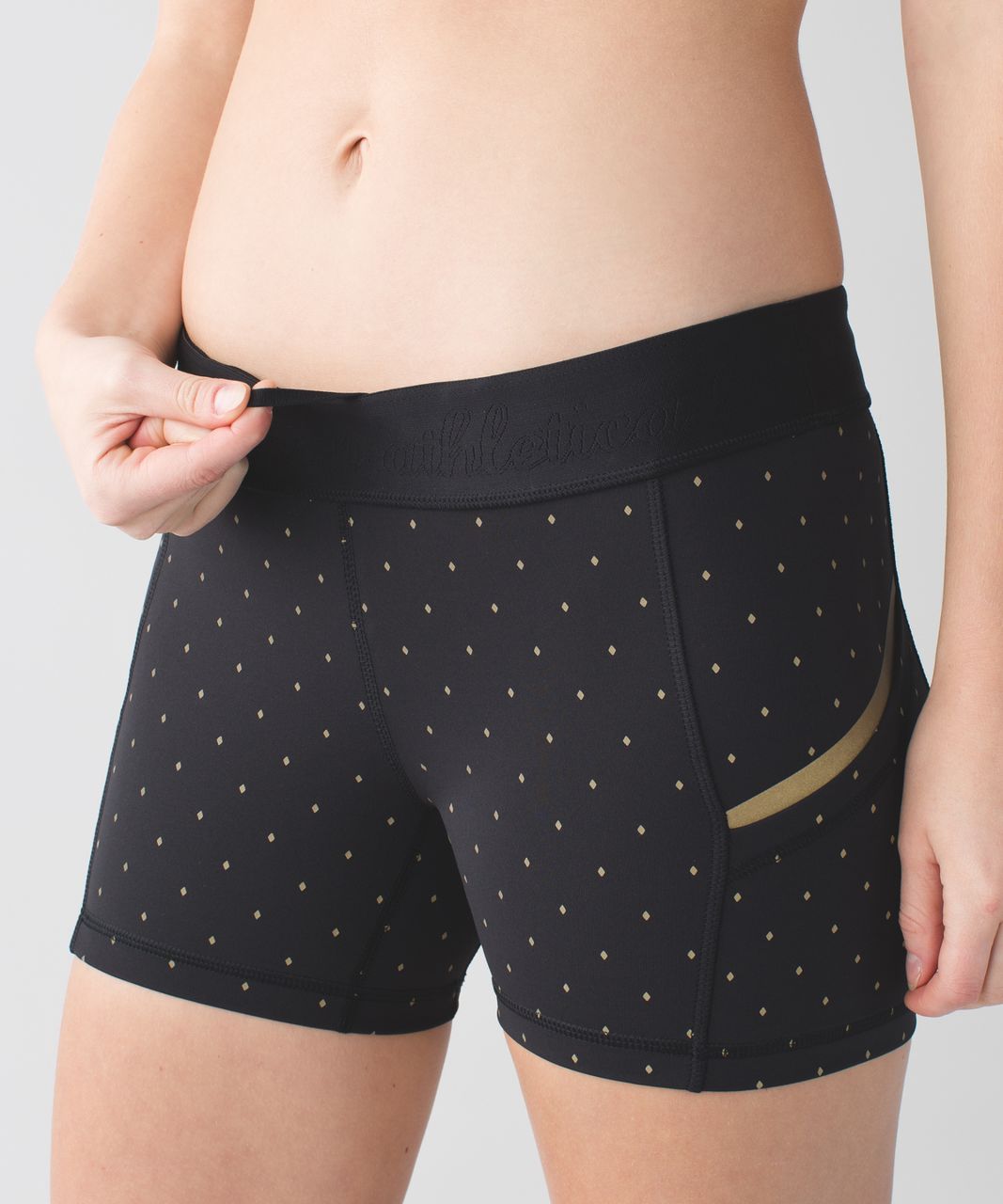 Lululemon What The Sport Short - Night Fall Black Multi