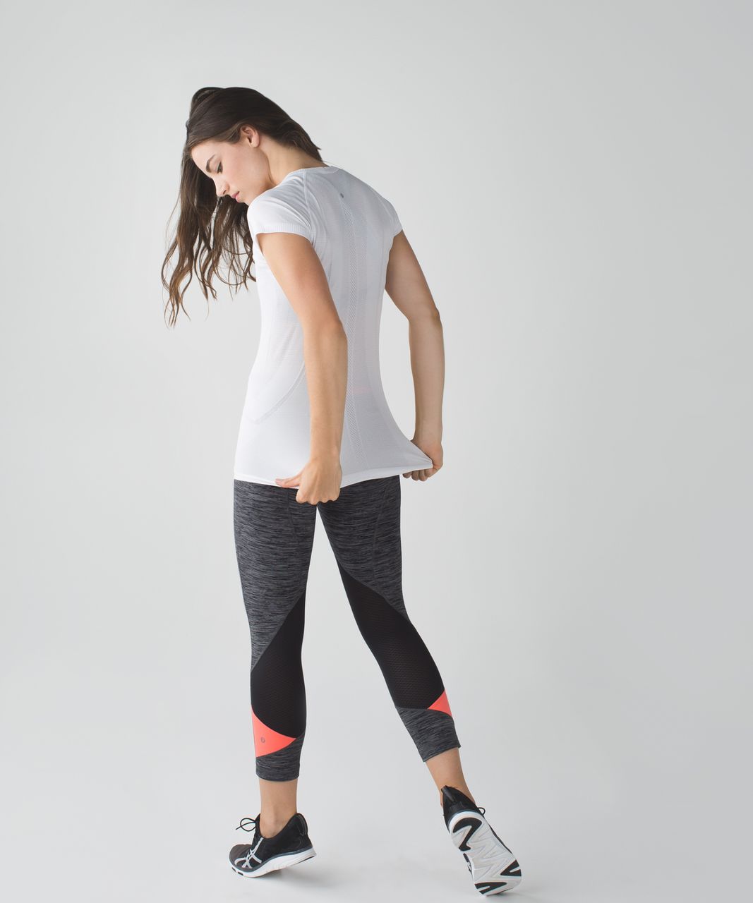 Lululemon Pace Rival Crop - Wee Are From Space Black Slate