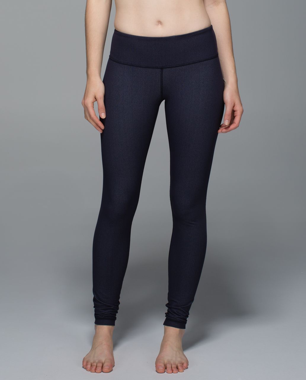 Lululemon Wunder Under Pant - Denim Luon Naval Blue