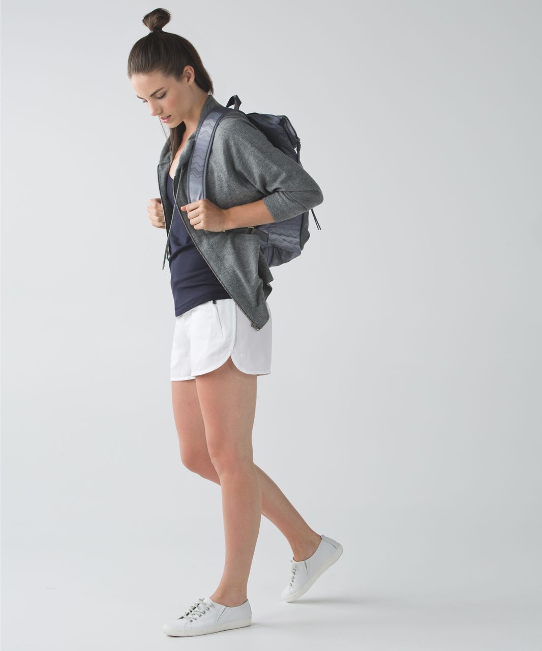 Lululemon Kickin' It Backpack *Print - Gradient Zig Zag Neutral Multi / Slate