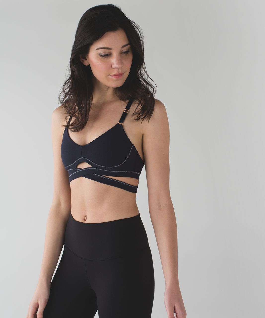 Lululemon Rue Boheme Bra - Naval Blue / Peach Fuzz