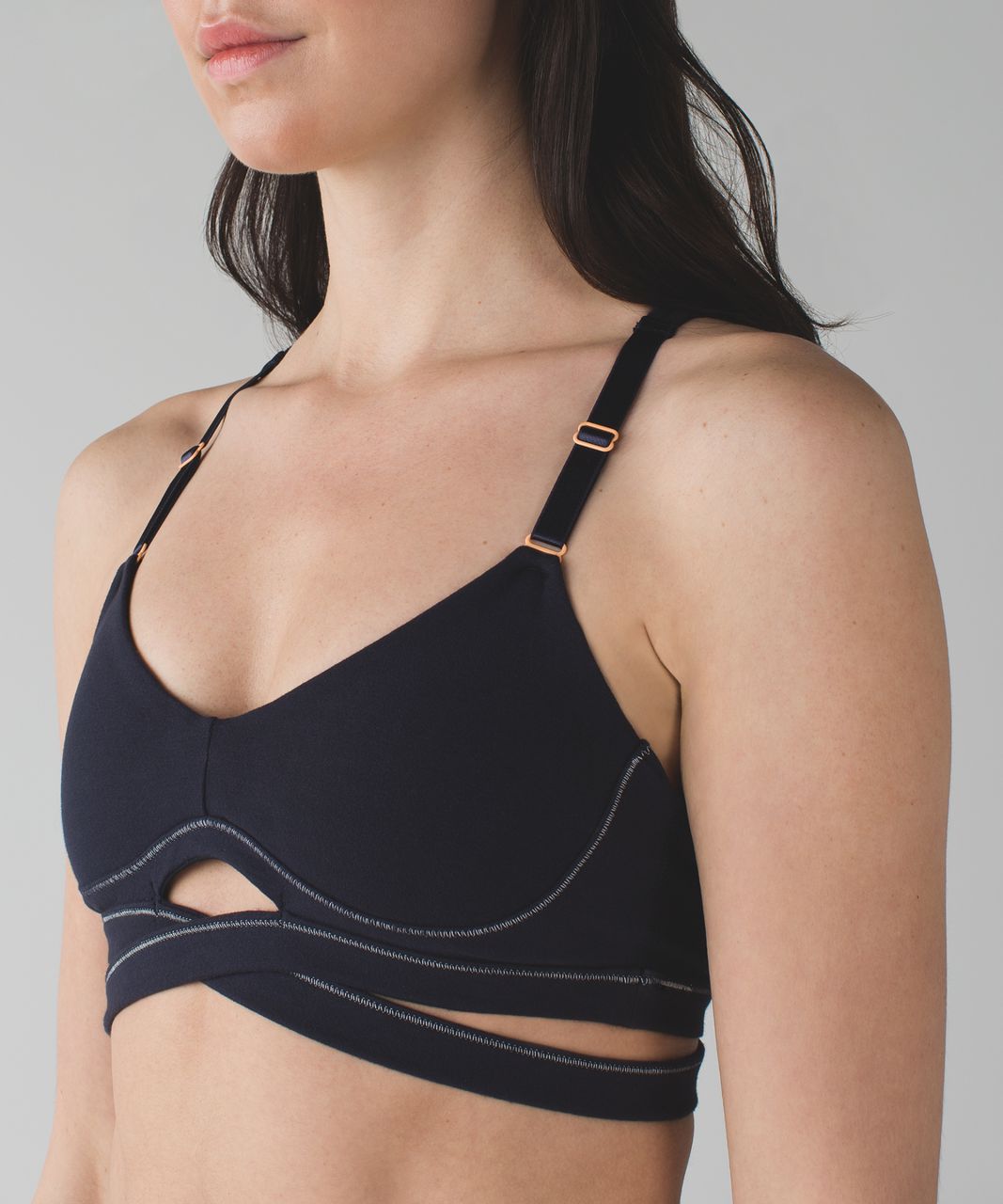 Lululemon Rue Boheme Bra - Naval Blue / Peach Fuzz