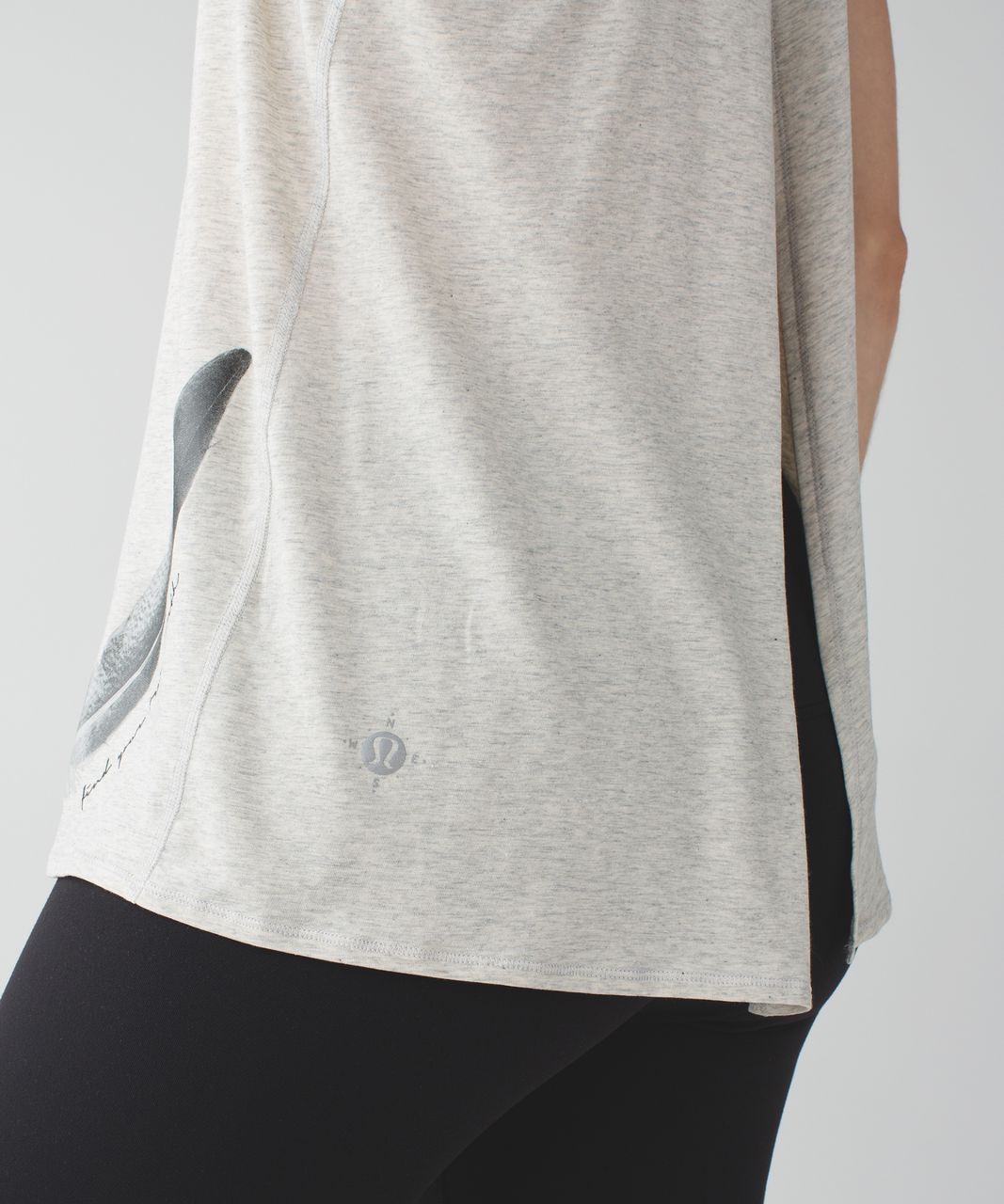 Lululemon The Nook Tank - Heathered Light Grey