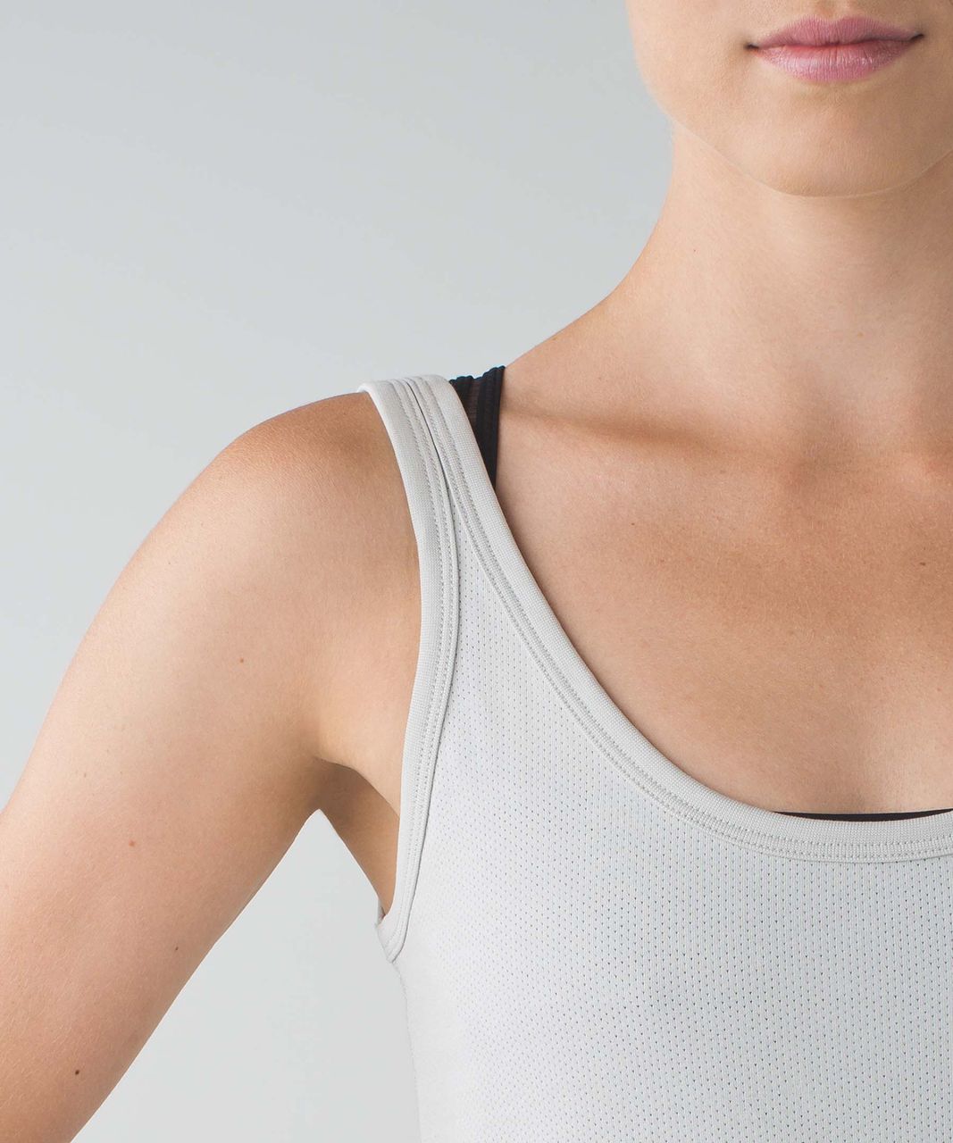 Lululemon Inner Essence Tank - Silver Spoon - lulu fanatics