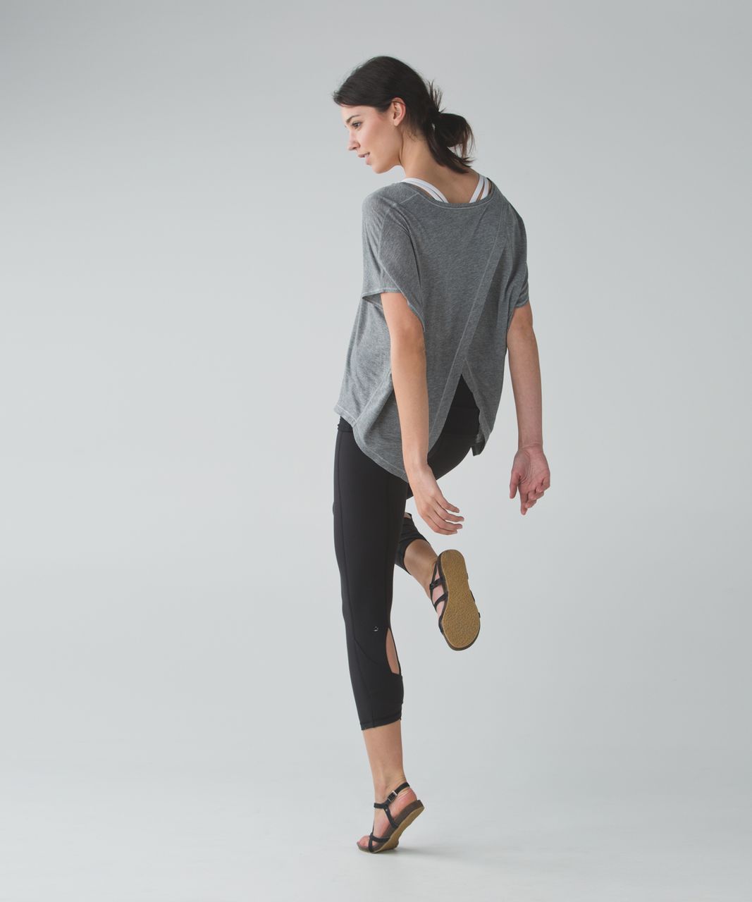 Lululemon Wunder Under Pant (Roll Down - Dance) - Black - lulu