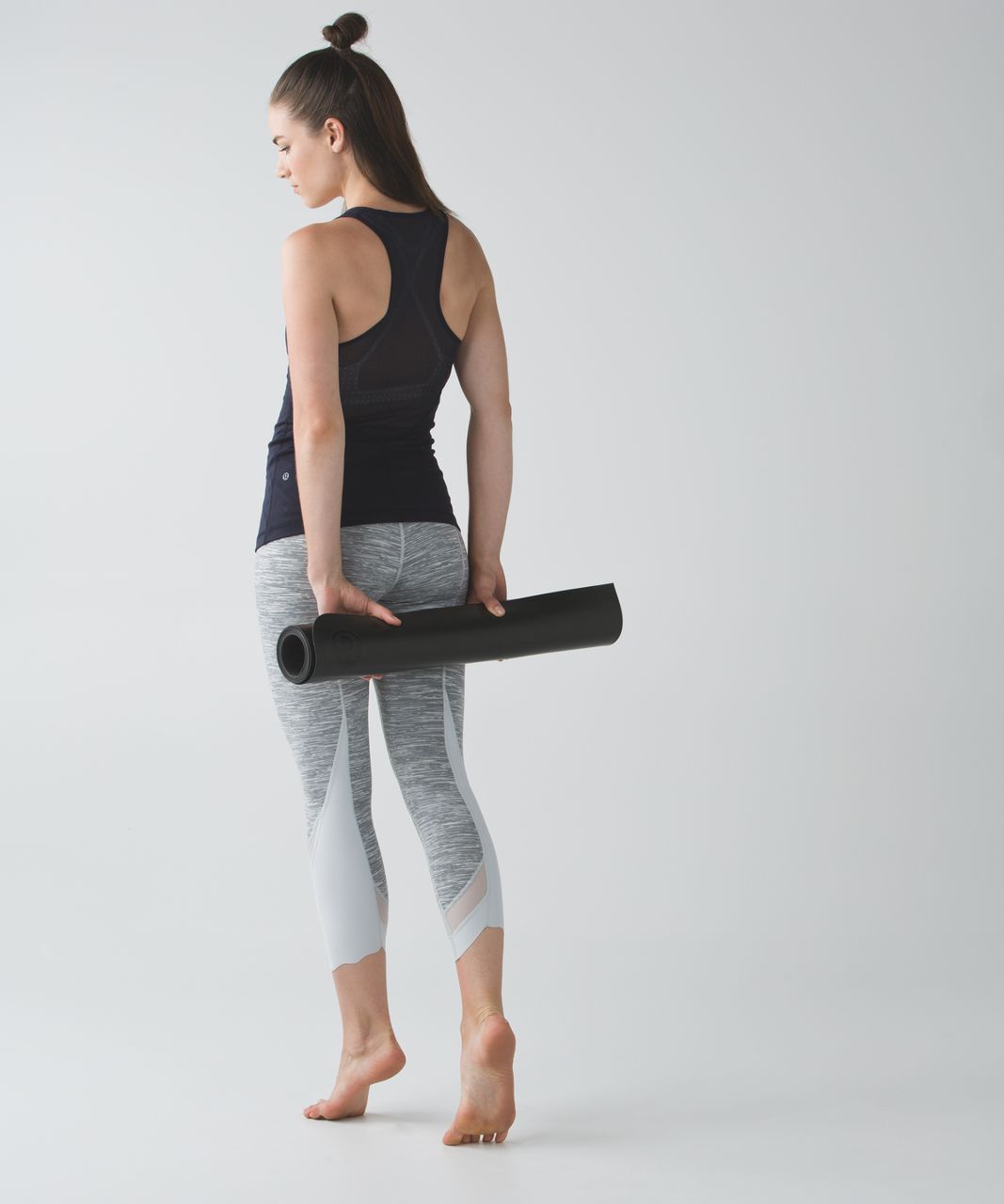 Lululemon Dance To Yoga Tank - Naval Blue / Angel Wing