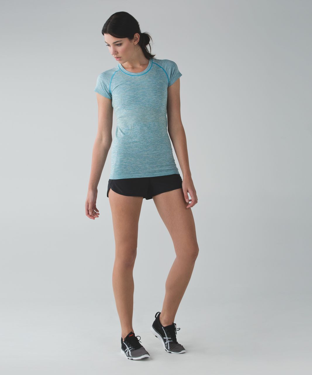 Lululemon Swiftly Tech Short Sleeve Crew - Peacock Blue / Tranquil Blue