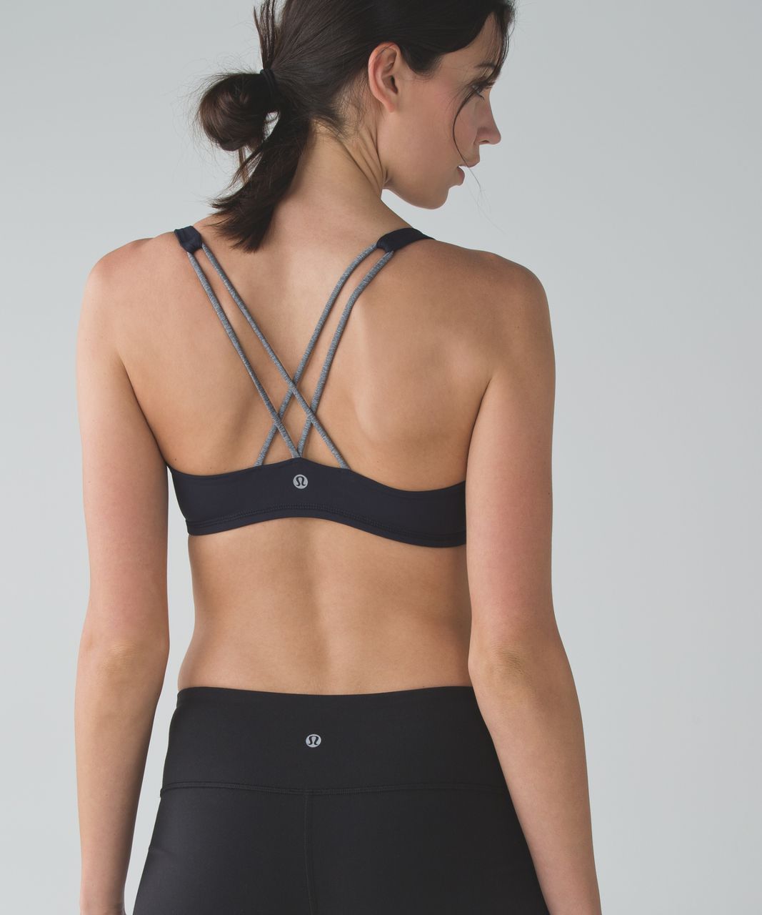 Lululemon Free To Be Bra - Naval Blue / Heathered Slate - lulu fanatics