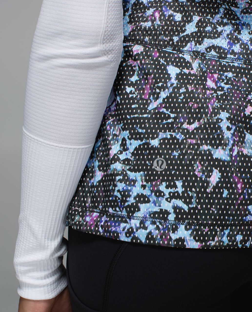 Lululemon Pack-It Vest - Floral Sport Tranquil Blue Multi