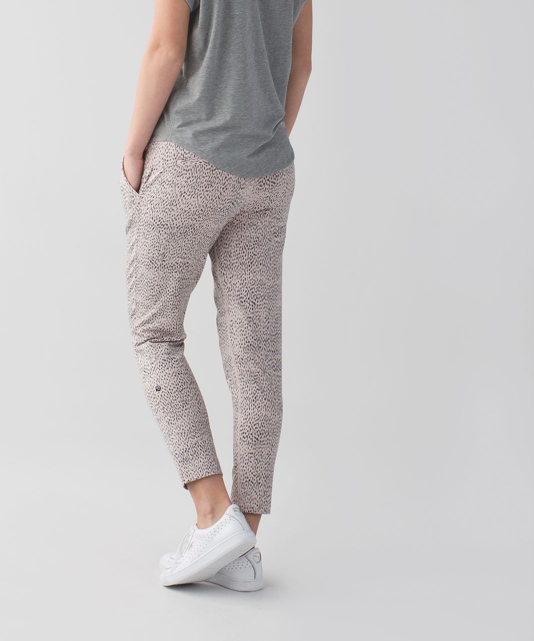 Lululemon Jet Crop *Luon (Slim) - Dottie Dash Grain Black