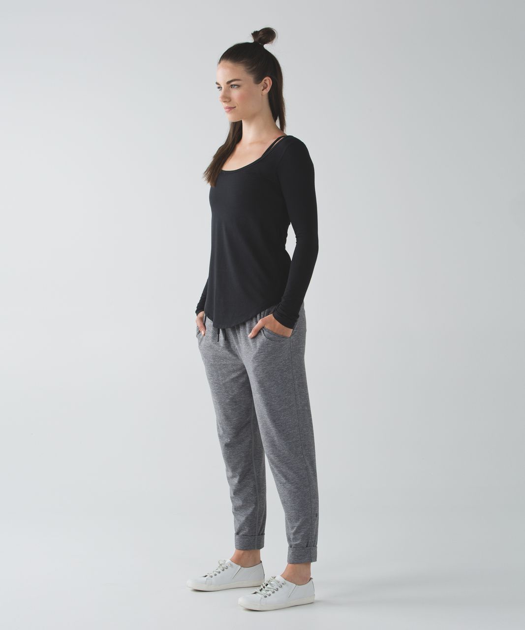 Lululemon Inner Essence Long Sleeve Tee - Black