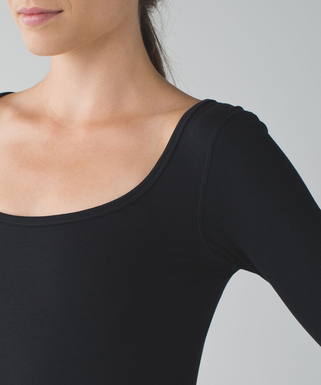 Lululemon Inner Essence Long Sleeve Tee - Black - lulu fanatics