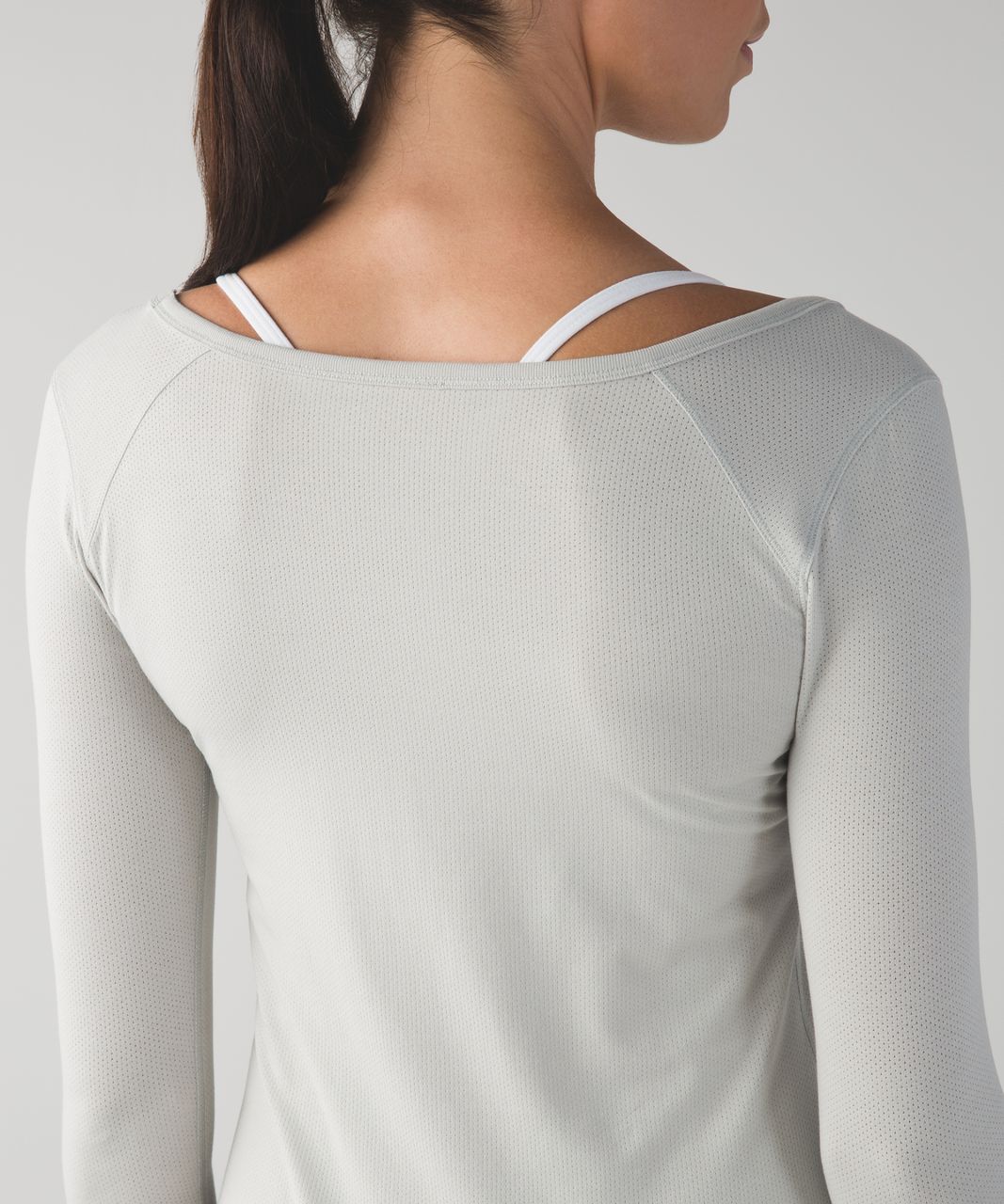 Lululemon Inner Essence Long Sleeve Tee - Silver Spoon