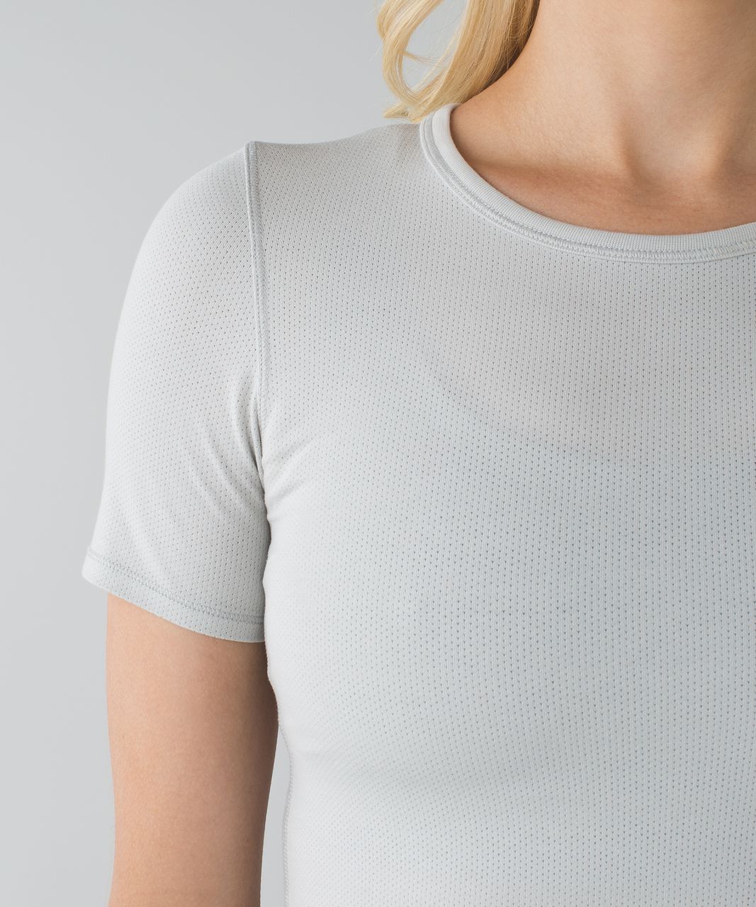 Lululemon Inner Essence Short Sleeve Tee - Silver Spoon