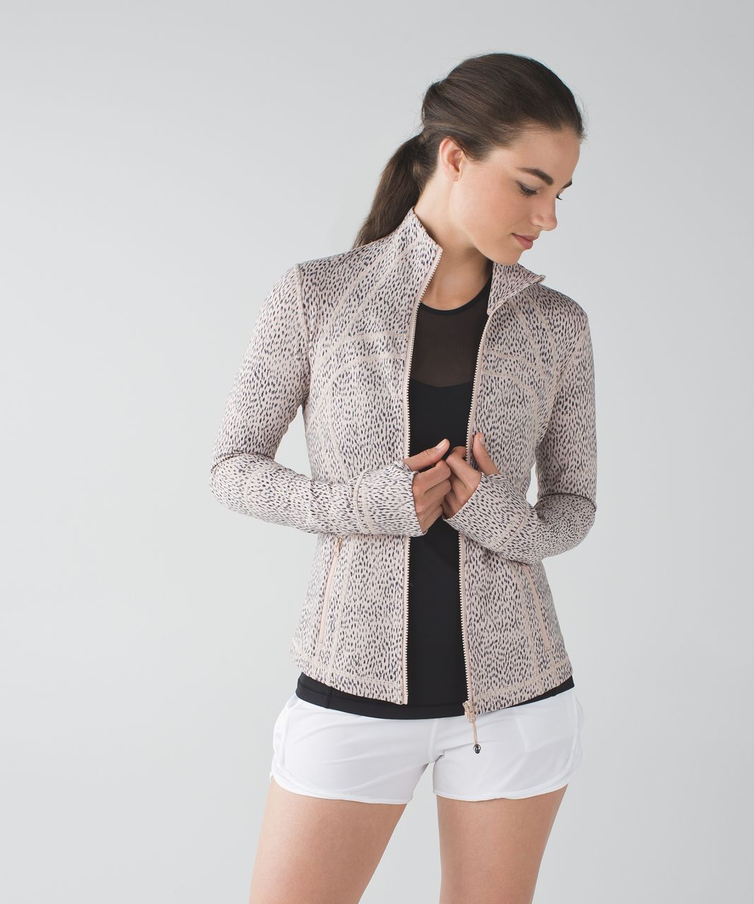 Lululemon Define Jacket - Dottie Dash Grain Black / Grain