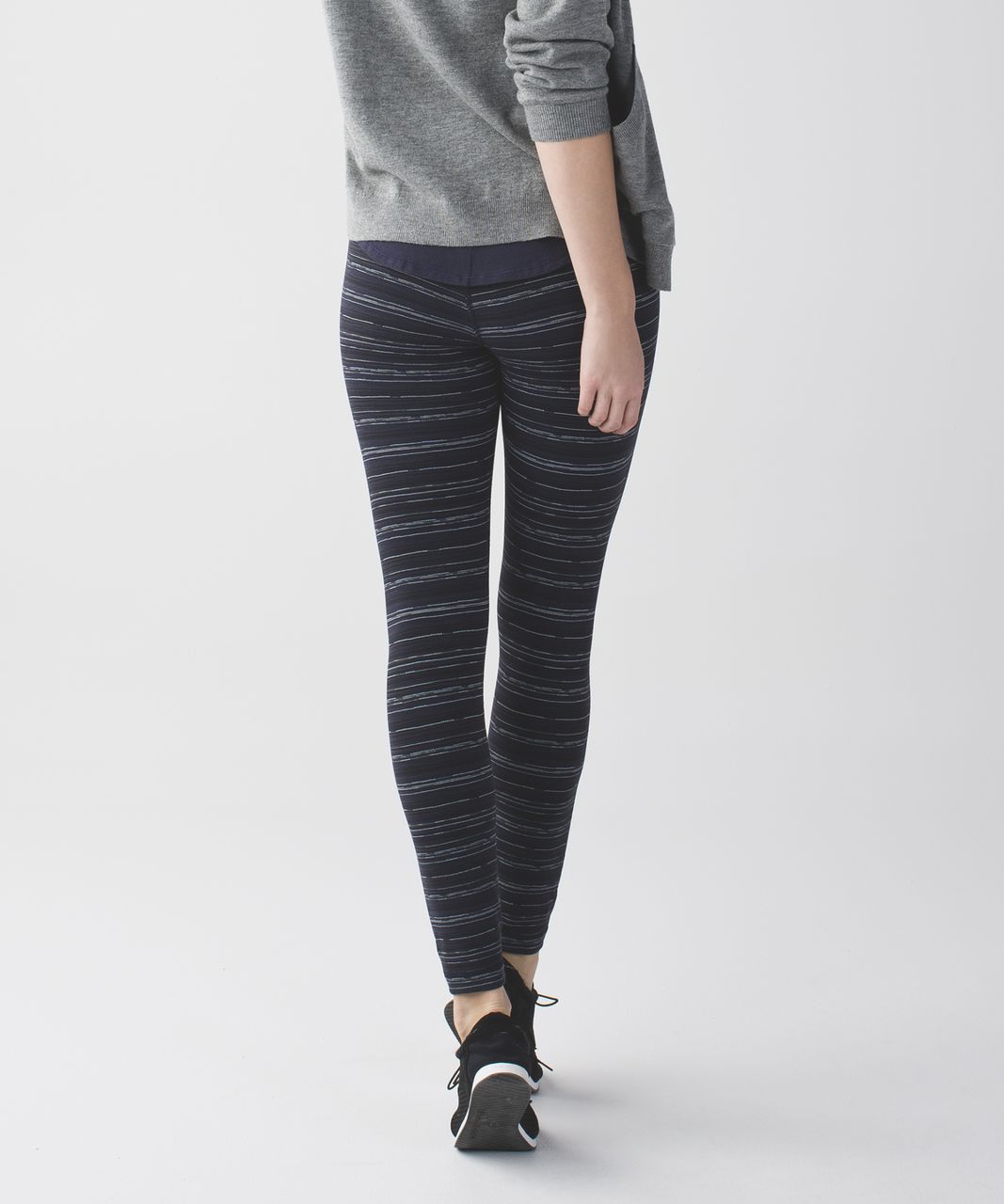 Lululemon High Times Pant - Cyber Stripe Naval Blue Black - lulu fanatics