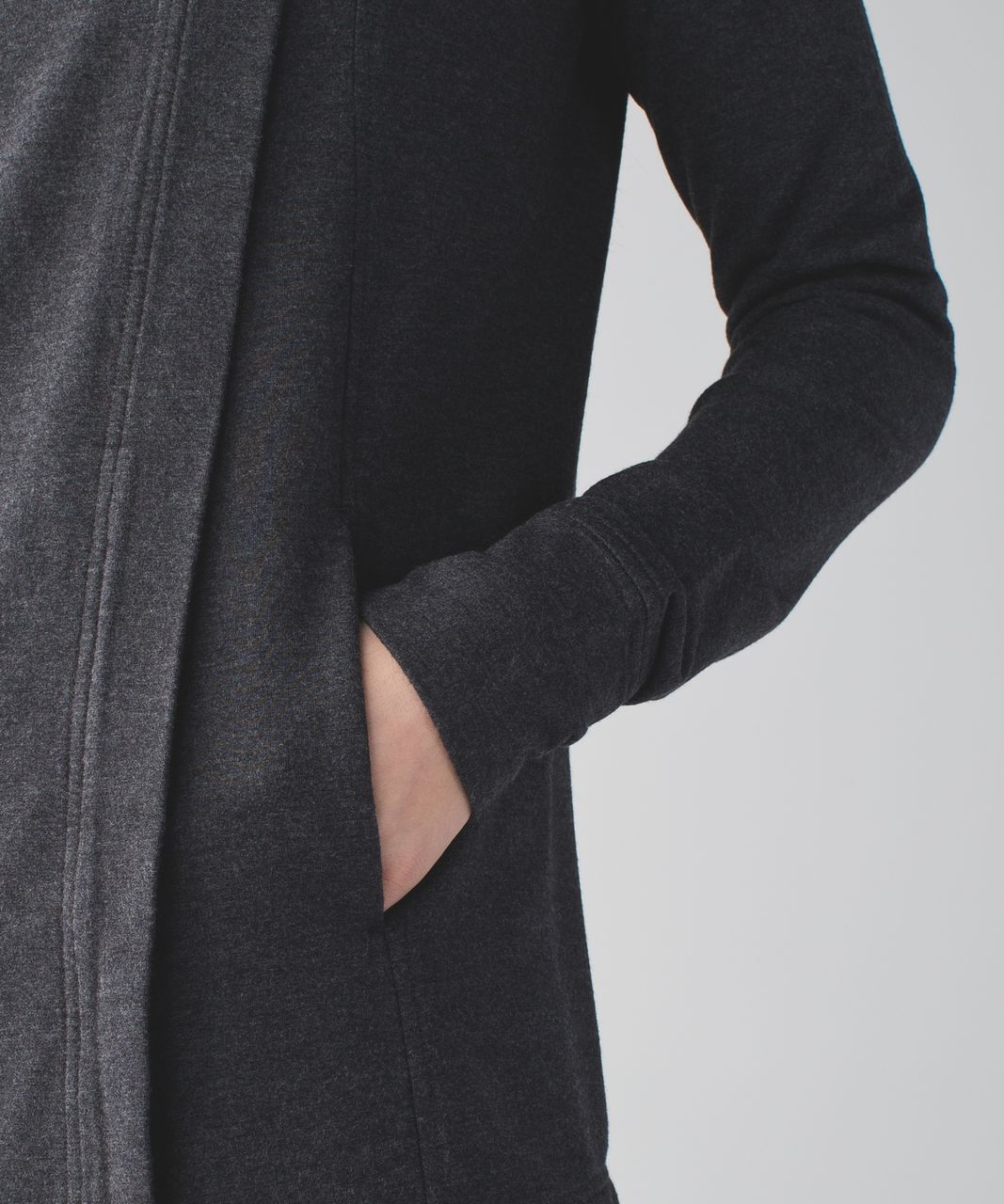 Lululemon Coast Wrap - Heathered Mod Black