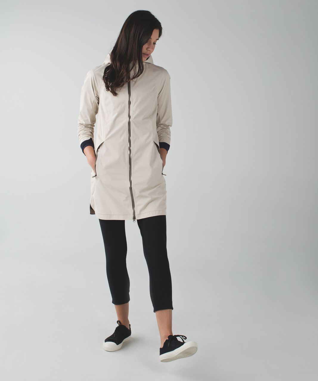 Lululemon Definitely Raining Jacket - Cashew