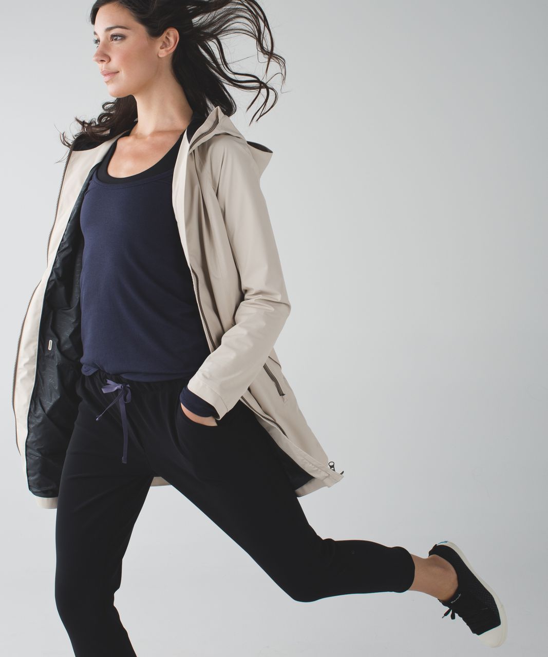 Lululemon Definitely Raining Jacket - Cashew