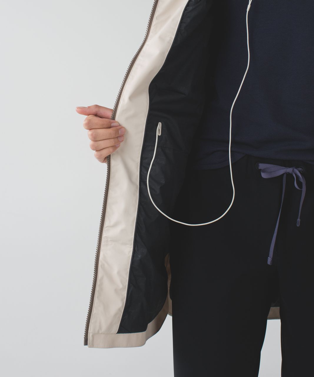 Lululemon Definitely Raining Jacket - Cashew