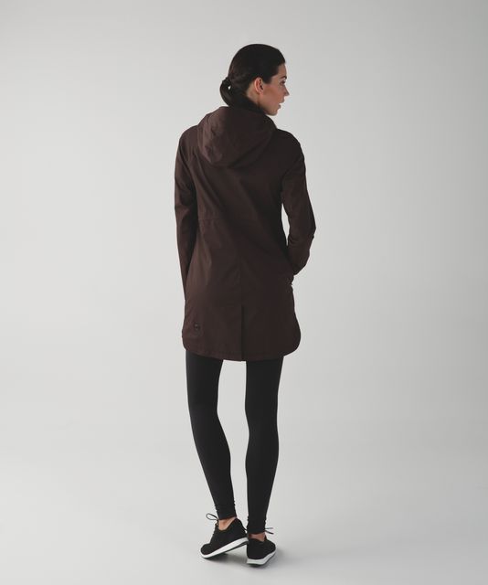 Lululemon Definitely Raining Jacket - Cranberry - lulu fanatics